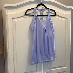 Lululemon tank in pale blue
